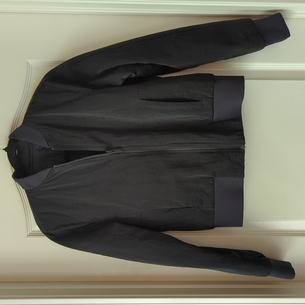 Lululemon Non-Stop Bomber Jacket *Reversible - Black Prima Loft - Size 6 - Picture 4 of 9
